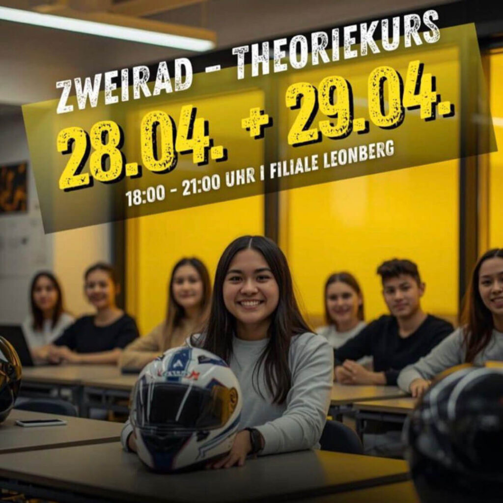 Zweirad Theoriekurs vom 28.04 bis 29.04.2026